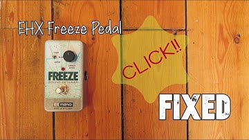 EHX Freeze | Click Switch Problem Fixed | Vox Pathfinder 15r l Epiphone Dot