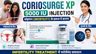 Coriosurge XP 5000 IU Chorionic Gonadotropin Injection IP 5000 IU for Infertility and Pregnancy Coriosurge XP 5000 IU Chorionic Gonadotropin Injection IP 5000 IU for Infertility and Pregnancy