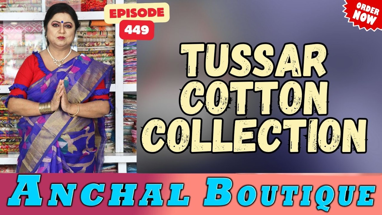 Tussar Cotton Collection || Episode -449 || #shortsviralvideos
