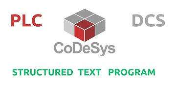 CoDeSys- STRUCTURED TEXT PROGRAM #codesys #plcprogramming #plc4free #visualization #frame #ladder
