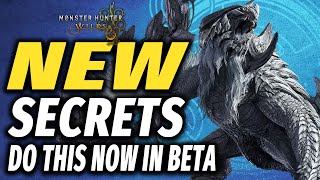 Monster Hunter Wilds Beta UPDATE IS INSANE - New Features, Monsters, Quests, Training Area