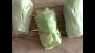 Cara Menggulung Sayur Kol Untuk Siomay Spesial ❤ Resep Makanan ❤ Resep Masakan by Amanda
