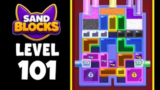 Sand Blocks level 101 walkthrough solution
