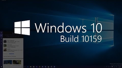 Windows 10 Build 10159: New logon screen, wallpaper, UI changes + more