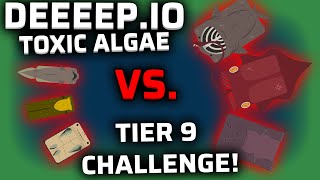 IMPOSSIBLE TIER 9 CHALLENGE!! | Deeeep.io Toxic algae gameplay