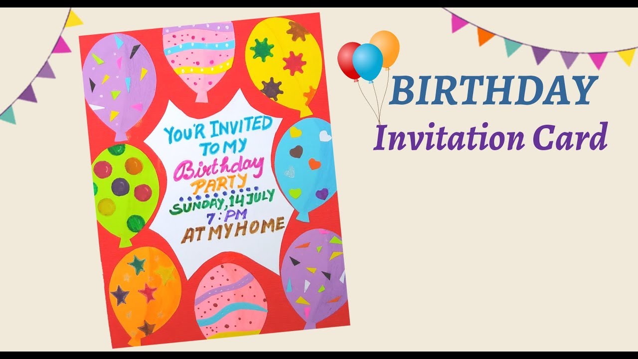 How to Write a Birthday Invitation: 14 Steps (with Pictures)