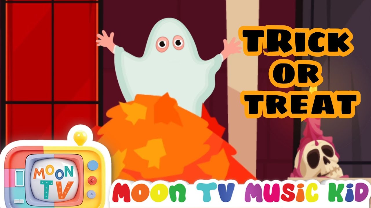 TRICK OR TREAT | SCARY HALLOWEEN NIGHT | SONG FOR KIDS - YouTube