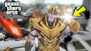 Gta San Andreas 2019 Thanos İle Dünyayi Yok Etti̇m Süper Mod
