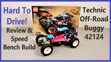Lego Technic Off Road Buggy 42124 Review & Speed Build Control+