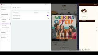 Adding in app promotions to your digital menu screenshot 4