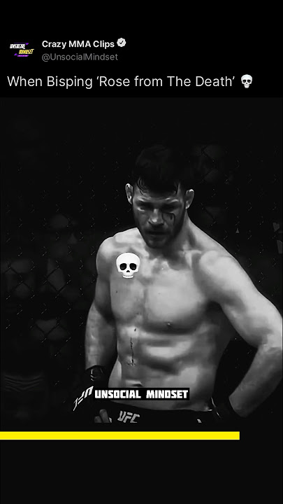 Michael Bisping Undoubtedly A Legend! 💀🤯 #unsocialmindset #ufcfighter #bisping #andersonsilva