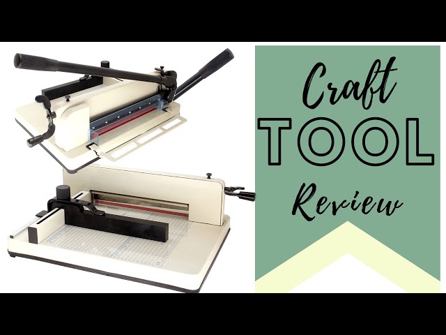 PAPER CUTTER REVIEW  HFS 12 Heavy Duty Guillotine Paper Cutter 