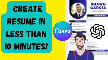 Fast & Easy Resume in 10 Minutes Using ChatGPT and Canva | Teaching Job example⚡👩‍🏫.