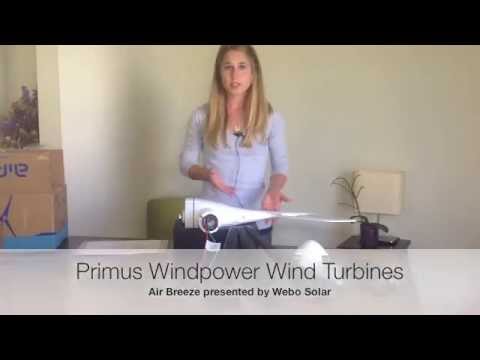 Features and Parts of the Primus Air Breeze Marine Wind Turbine