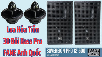 Loa Hỏa Tiễn 30 Đôi Bass FANE Anh Quốc, Tại Cần Giuộc Long An