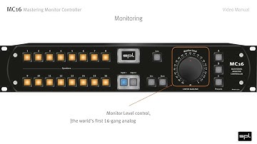 SPL MC16 | Video Manual EN