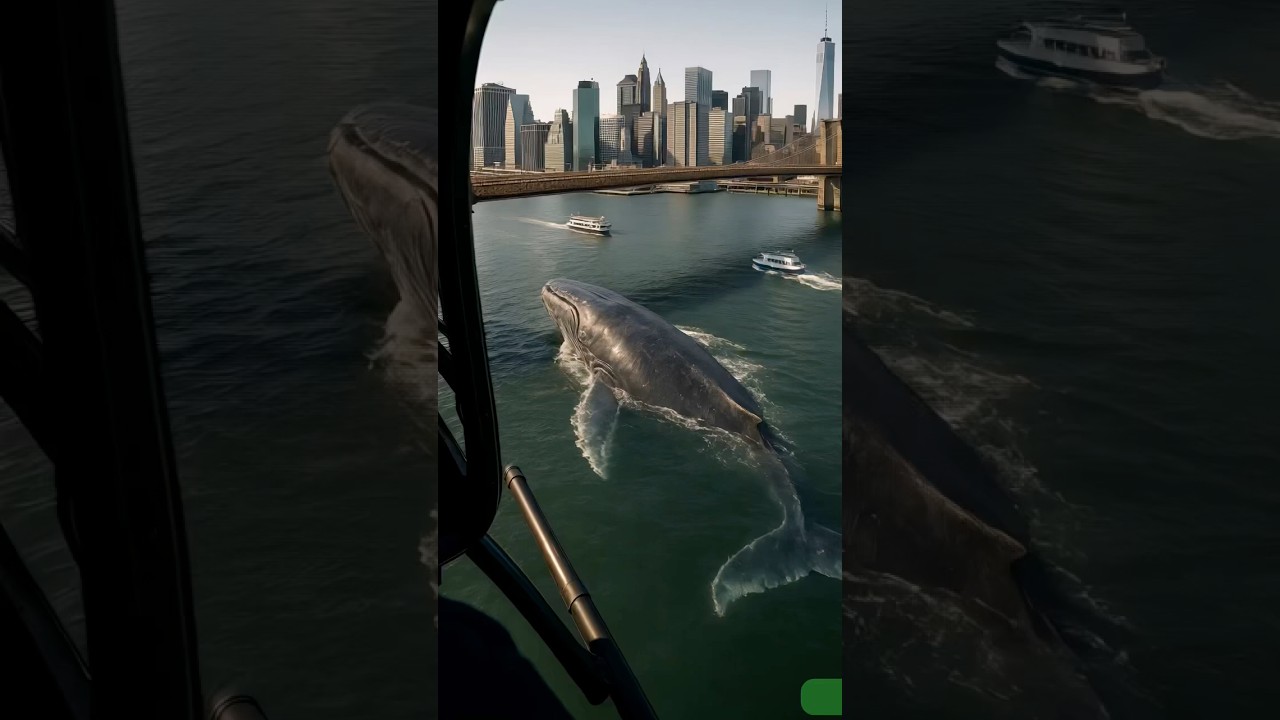 Watch INSANE!! Giant Whale spotted in NYC #nyc #brooklyn #helicopter #whale #ai #aishorts #aiviral #shorts on YouTube Watch INSANE!! Giant Whale spotted in NYC #nyc #brooklyn #helicopter #whale #ai #aishorts #aiviral #shorts on YouTube