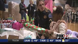Community comes together to throw special Christmas surprise for homicide victims' children