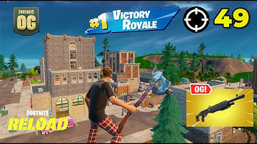 49 Elimination Solo "RANKED Reload” Gameplay Wins (Fortnite Chapter 7 PS5 Controller)