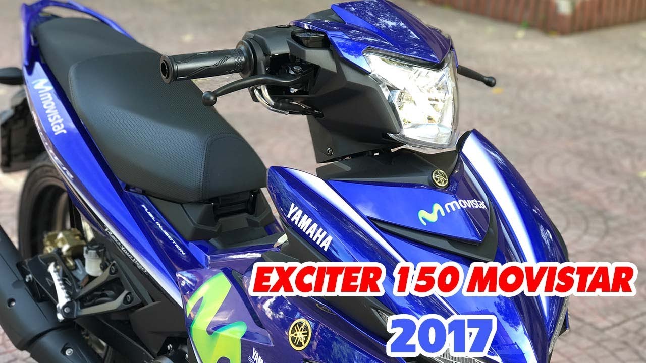 Tem Exciter 150 Xanh Bạc Movistar Candy  WRAPVN