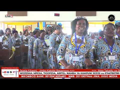 Maandamano Misa Ya Shukrani Miaka 10 Ya Parokia Ya Mt Yohane Mtume Na Mwinjili Tegeta Kibaoni 