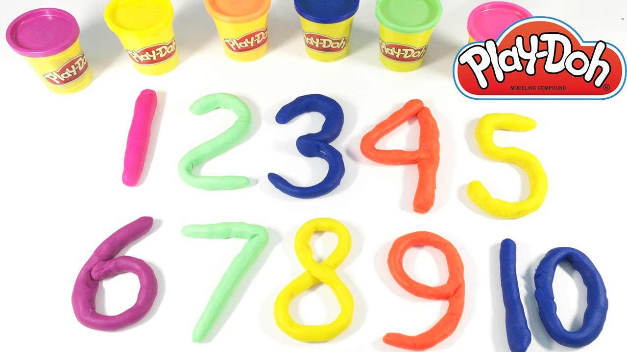 Play Doh Learn Colors And Learn Numbers 1 To 10 For Kids Children