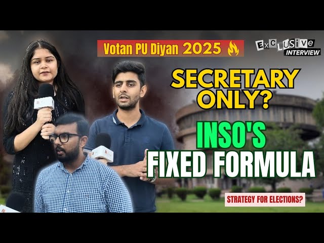 INSO’s Dark Secret? Why They Don’t Fight for President | Party members EXPOSED| PU Elections 2025