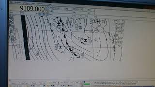 WEFAX NOAA Weather Via 9.109 Mhz