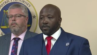 Wyandotte County District Attorney announces charges against suspects that shot KCK officers