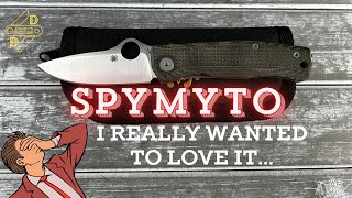 The Spyderco SpyMyto is Disappointing