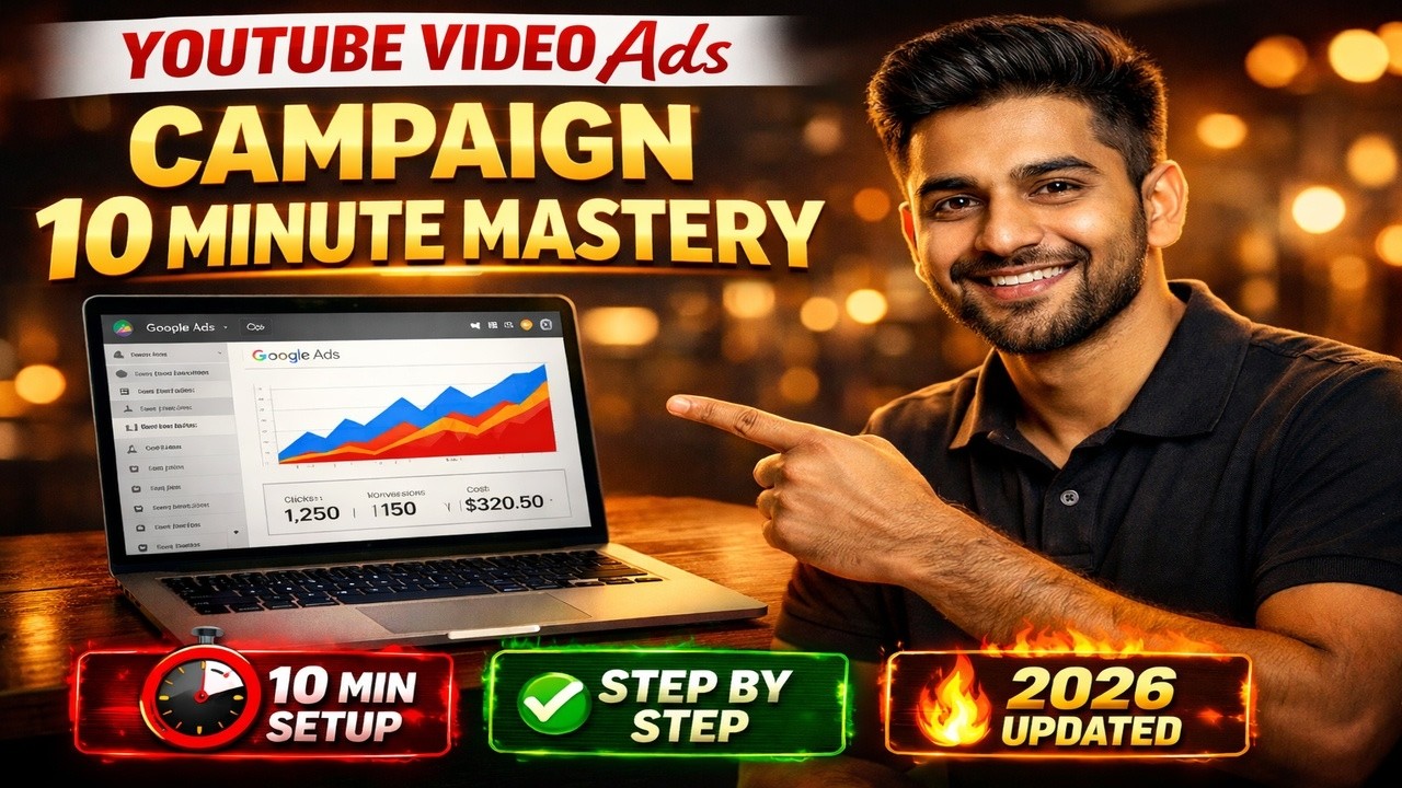 YouTube Ads 2.0: Setup Your First Campaign in 2 Minutes (2026 Tutorial)