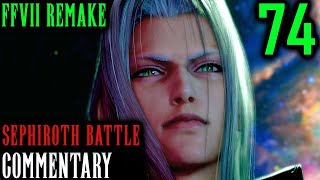 Final Fantasy VII Remake Walkthrough Part 74 - Cloud Vs Sephiroth Boss Battle & Cryptic Ending