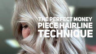 Money Piece Technique | Hairline Foil Placement