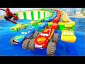 GTA V Epic New Stunt Race For Car Racing Challenge by Trevor and Shark #99