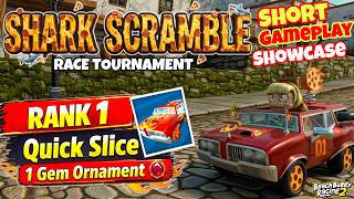 Shark Scramble 🍕"Quick Slice"✨ Race Tournament | Gameplay & Showcase | Beach Buggy Racing 2 screenshot 5