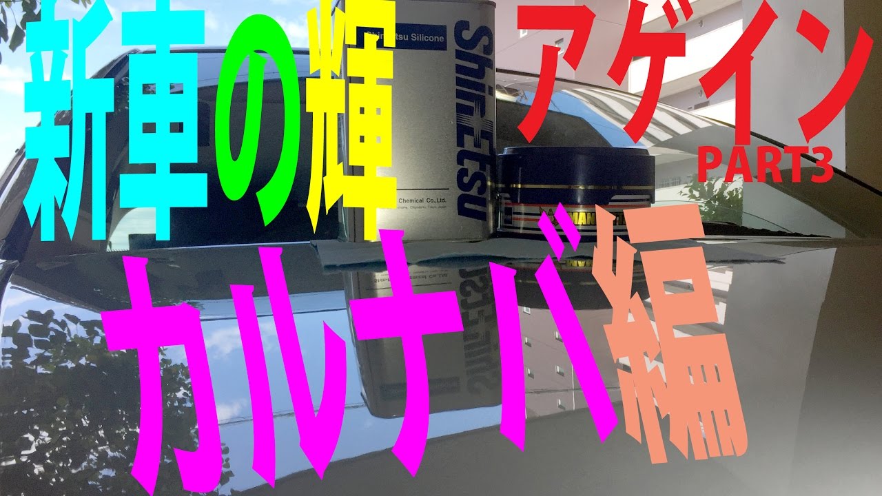 あなたもできる！ピカピカボディ洗車 ＾o＾カルナバ＋シリコーンのダブルプロテクションで色艶感涙w(ﾟoﾟ)w  How to protect car body by Silicon !