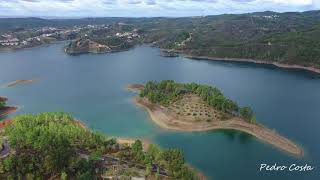 Albufeira de Castelo do Bode - Vista Aérea 4K