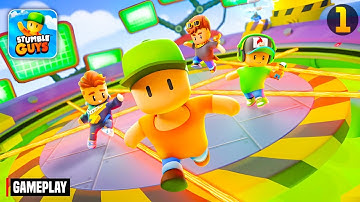 Stumble Guys: Multiplayer Royale - Gameplay Walkthrough Part 1 (Android, iOS)