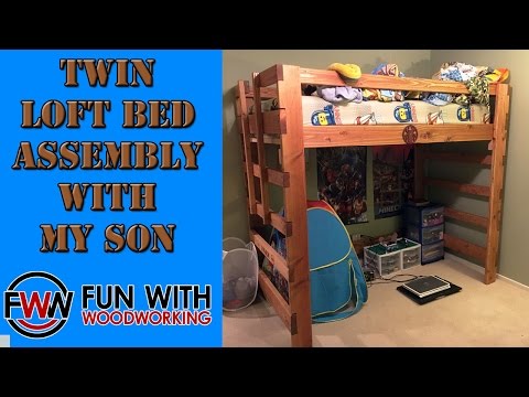 Building a loft bed with my son