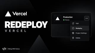How to Redeploy a Project in Vercel