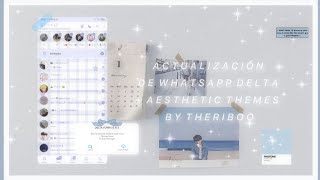 🍶𝆄 𓄳 nueva actualización de WhatsApp Delta (3.6.3) + aesthetic themes | theriboo. screenshot 4