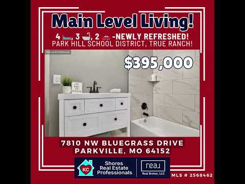 7810 Bluegrass Drive, Parkville, MO home video tour