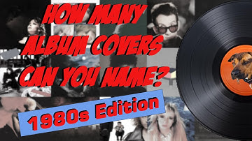 Guess the album - 1980s edition! 50 album covers with text removed - how many can you name?