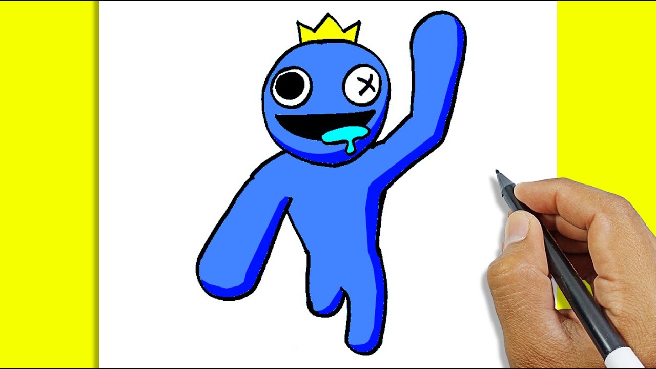 How To Draw Blue Rainbow Friends Chasing Me thumb by DrawingAnimalsHowTo on  DeviantArt