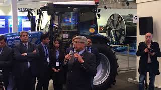 Launch of Farmtrac's new Global NETS Series and its Electric Tractor at Agritechnica 2017 in Germany
