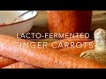 Make Fermented Ginger Carrots - A Sweet, Super Probiotic Food