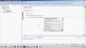 Server socket in java