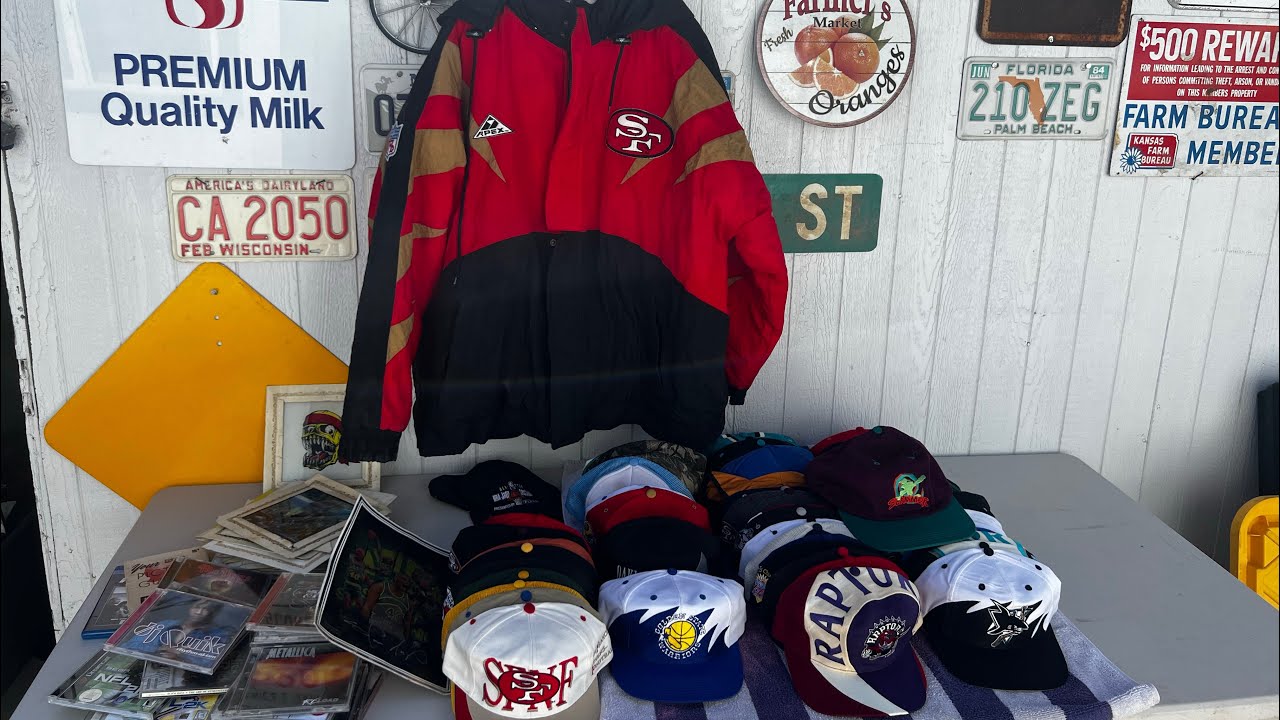 Todays Vintage Find 1990s Sports Hats and more