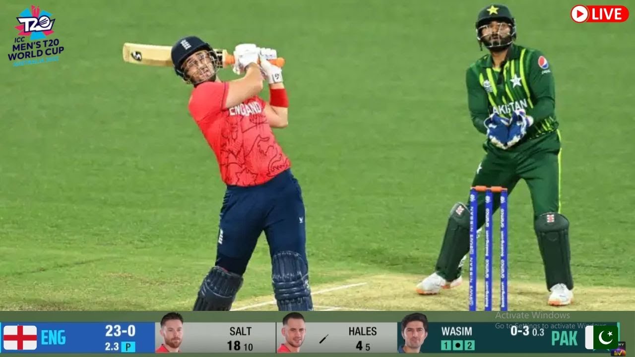 🔴Live Pak Vs Eng Live Score, Watch Live Stream T20 Ball By Ball