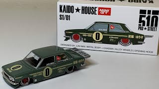 【MINI GT × KAIDO HOUSE】「DATSUN 510 PRO STREET / ダットサン 510 プロストリート」2000円以内でこのクオリティ。。化け物か！ 開封動画